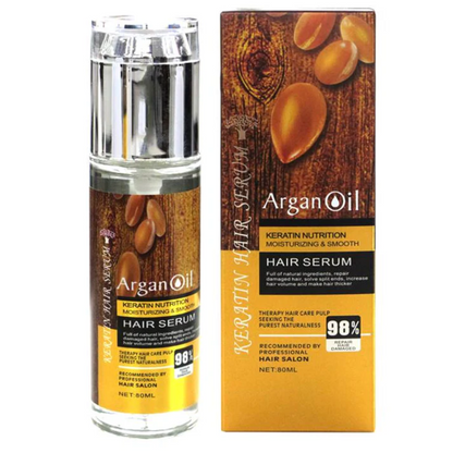 Aceite de Argán y Queratina– Nutrición Profunda Sin Sulfatos (80ml)