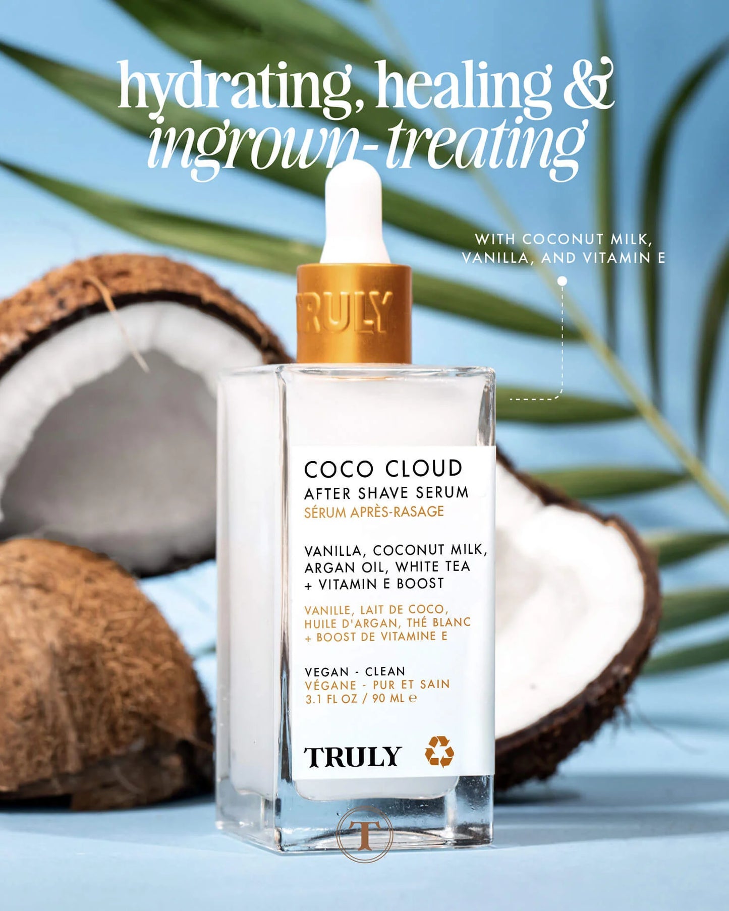 Truly Coco Cloud After Shave Sérum 100ml — Piel Suave Como Nube Después de Depilar