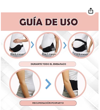 🤰 Cinturón de Apoyo Prenatal 3-en-1 – Soporte Abdominal Reforzado y Corrector Postural