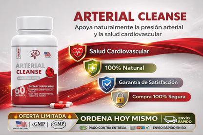 ARTERIAL CLEANSE – 60 Cápsulas ❤️