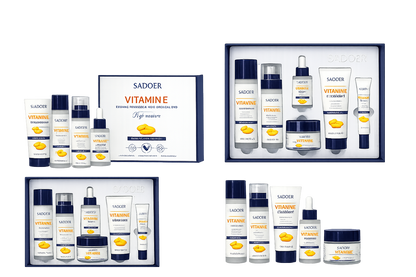 ✨ Set de Lujo Sadoer Vitamina E (6 Piezas) – ¡Tu Escudo Completo contra el Envejecimiento!