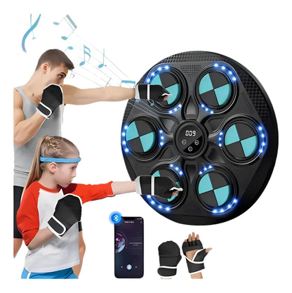 Máquina de Boxeo Musical Inteligente – Entrena en Casa con Ritmo