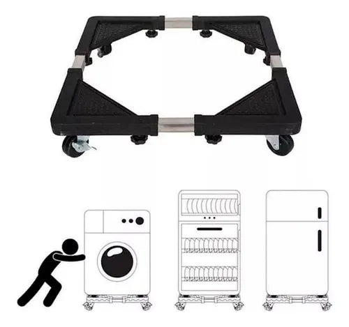 Base Móvil Universal con Ruedas – Mueve tus Electrodomésticos Pesados con Facilidad