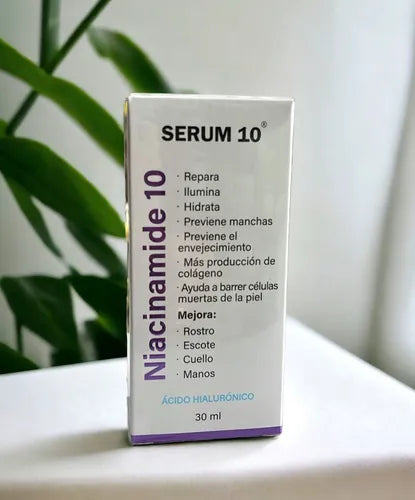 Sérum Niacinamida 10% 30ml — Piel Luminosa Sin Manchas Desde la Primera Semana
