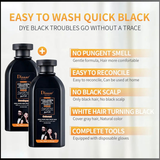 Shampoo Black Hair Anti-Canas