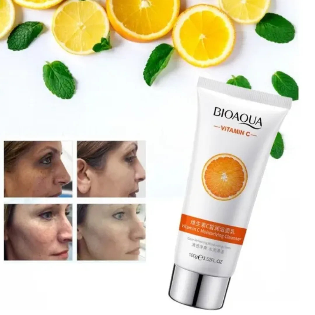 Kit Vitamina C Bioaqua 5 en 1 – El Ritual Completo para un Rostro Luminoso y Joven