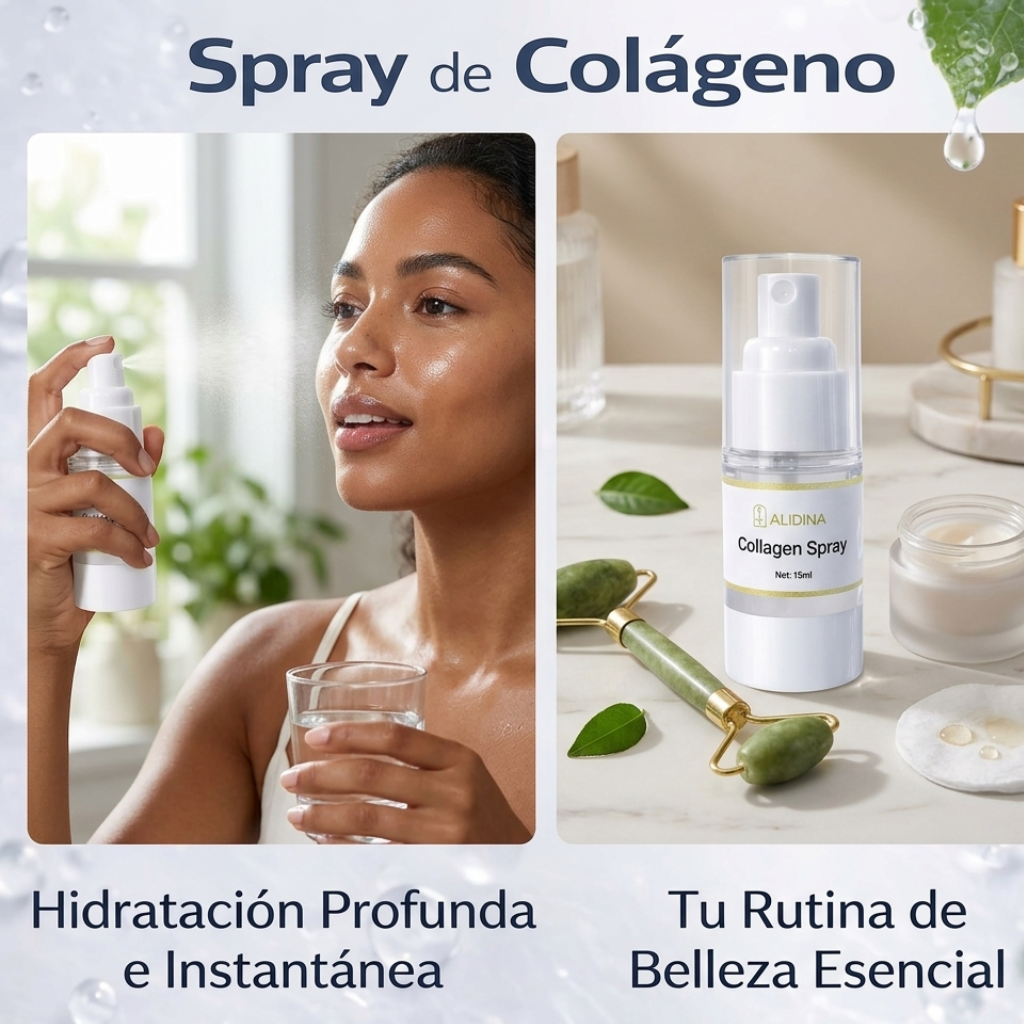 Spray de Colágeno Anti-Arrugas – Hidratación y Efecto Tensor al Instante