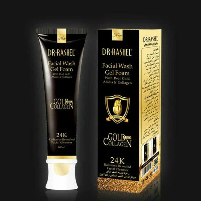 Limpiador Facial Dr. Comely – Oro Real y Colágeno para un Rostro Radiante