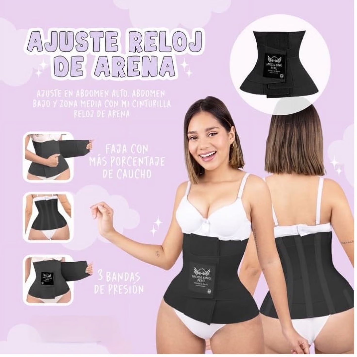 Faja Cintura de Avispa – Moldeado Instantáneo y Silueta Perfecta