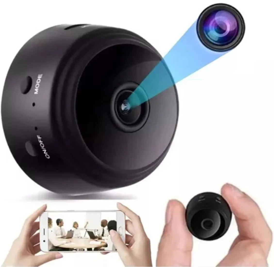 Mini Cámara Espía WiFi – Tu Hogar Bajo Control desde tu Celular