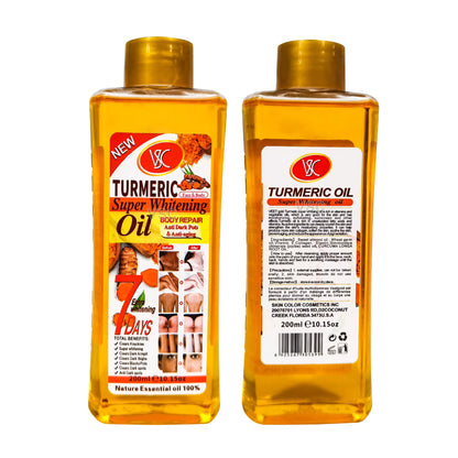 Veet Gold Turmeric Whitening Oil — Aceite Aclarante y Reparador con Cúrcuma Natural