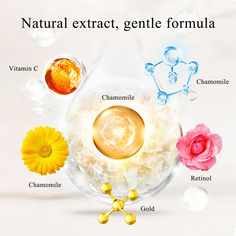 BREYLEE Retinol Face Serum Vitamin C Whitening Essence Hyaluronic Acid Moisturizing  Anti Aging Cream Firming Skin Care 17ml