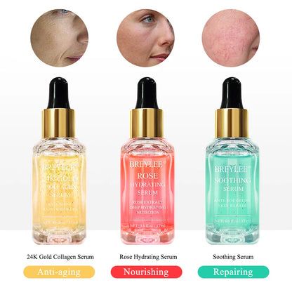 BREYLEE Retinol Face Serum Vitamin C Whitening Essence Hyaluronic Acid Moisturizing  Anti Aging Cream Firming Skin Care 17ml