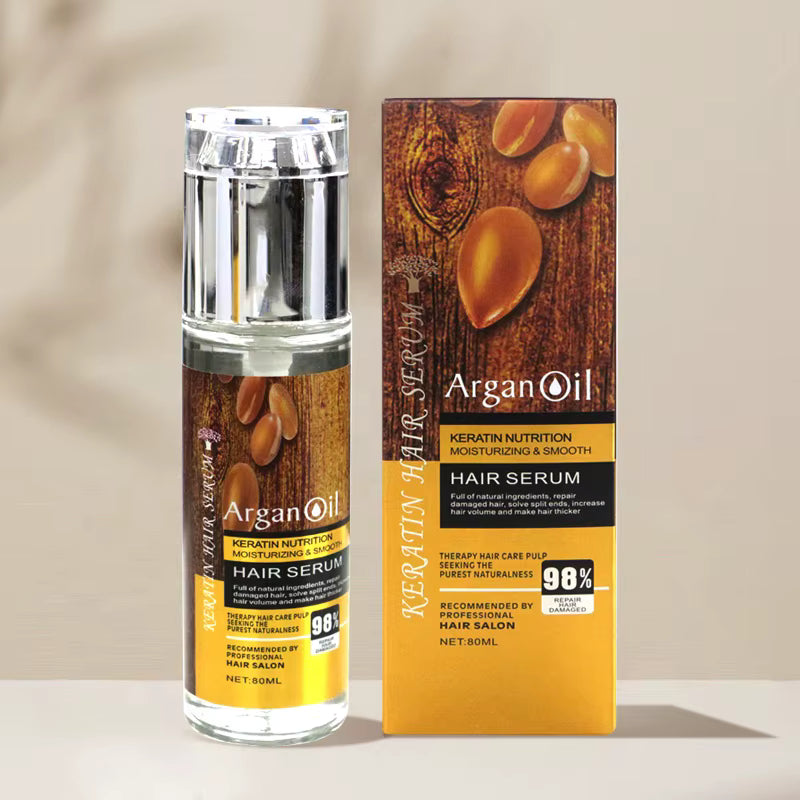 Aceite de Argán y Queratina– Nutrición Profunda Sin Sulfatos (80ml)
