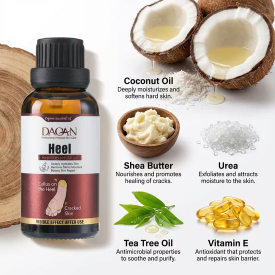 Dagan Heel Repair Essential Oil — Goodbye to Cracked Heels Forever