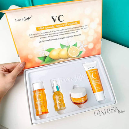 Vitamin C Facial Kit – Complete System for Anti-Dark Spots and Natural Radiance 