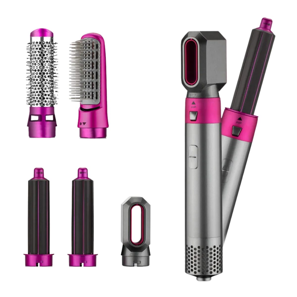 CEPILLO 5 en 1 Pro – El Kit de Belleza Completo para un Cabello Espectacular
