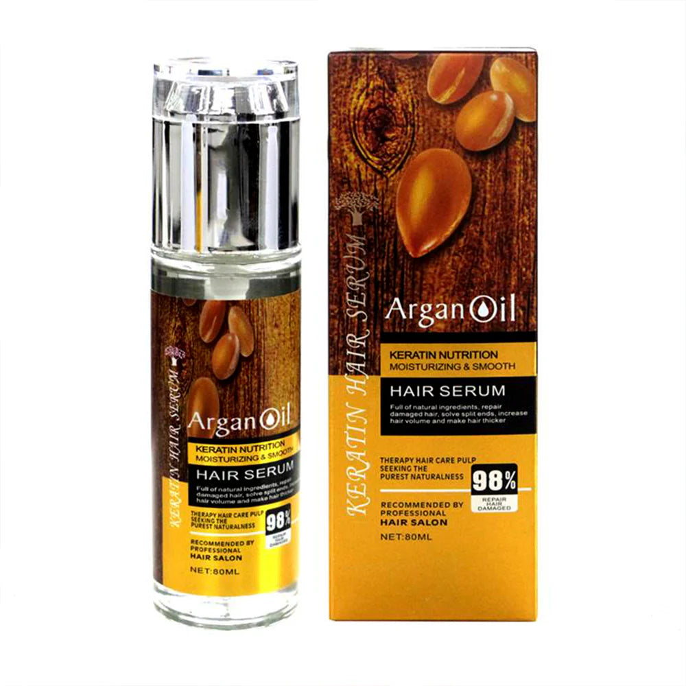 Aceite de Argán y Queratina– Nutrición Profunda Sin Sulfatos (80ml)