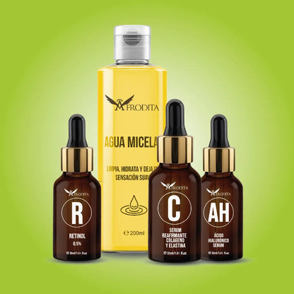 Kit Anti Edad Afrodita – Regeneración Total para un Rostro Firme y Sin Arrugas