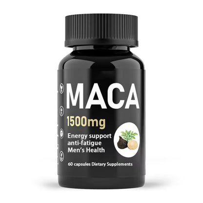 Maca 1500mg 60 Cápsulas — Energía, Vitalidad y Equilibrio Hormonal Natural