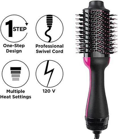 Cepillo One Step Pro – Secado, Alaciado y Volumen de Salón en un Solo Paso