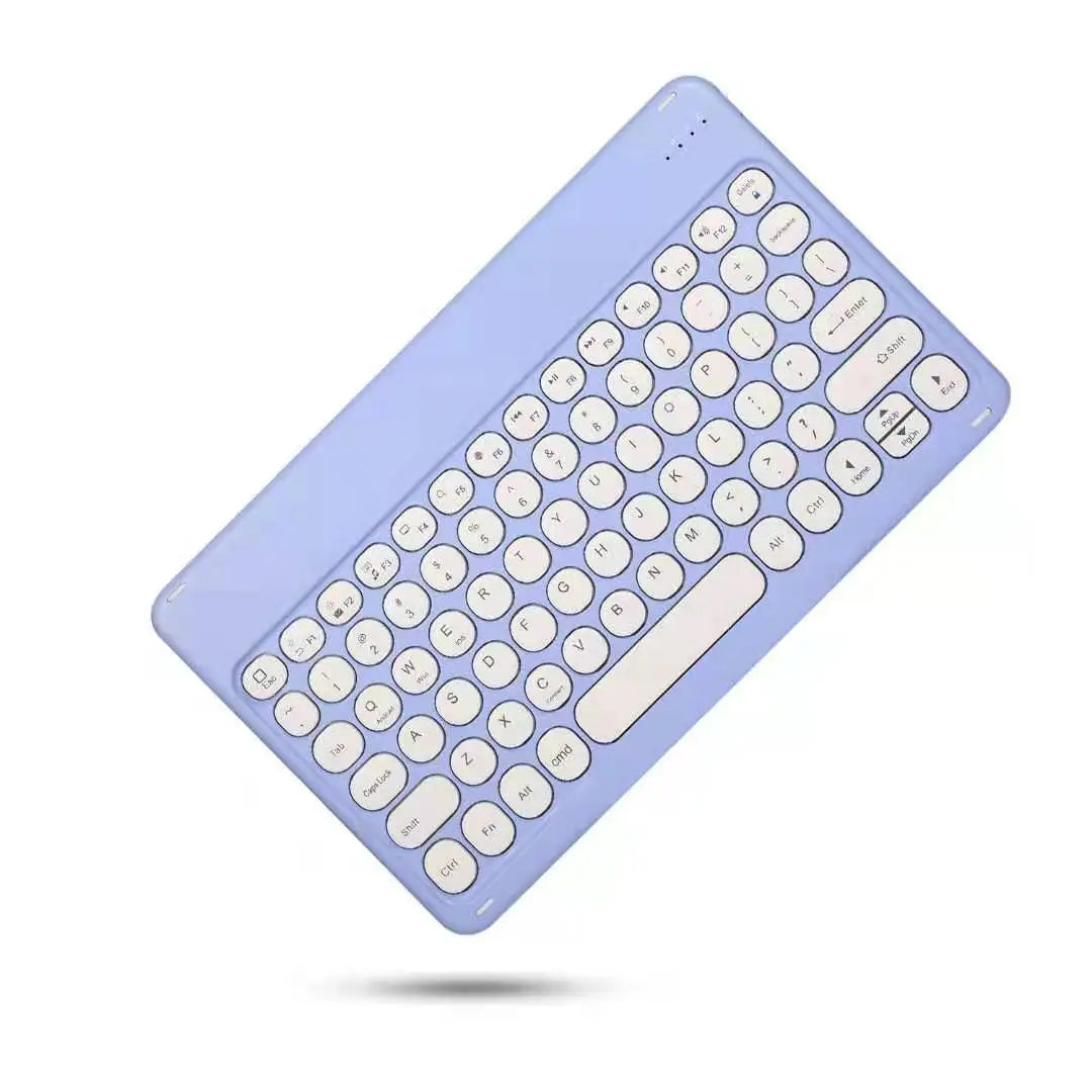 Teclado Bluetooth Español e Inglés 10 Pulgadas Recargable para iPad, Tablet y Laptop