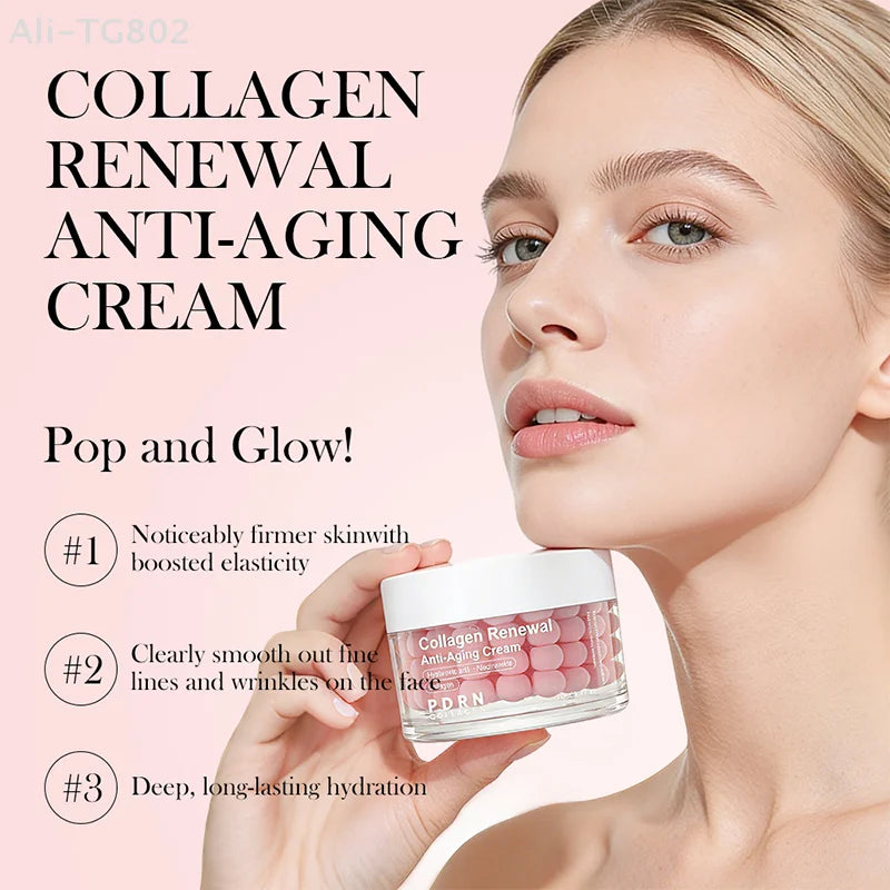 Crema Facial Pink Collagen Capsule – Hidratación y Firmeza Intensiva (70 g)