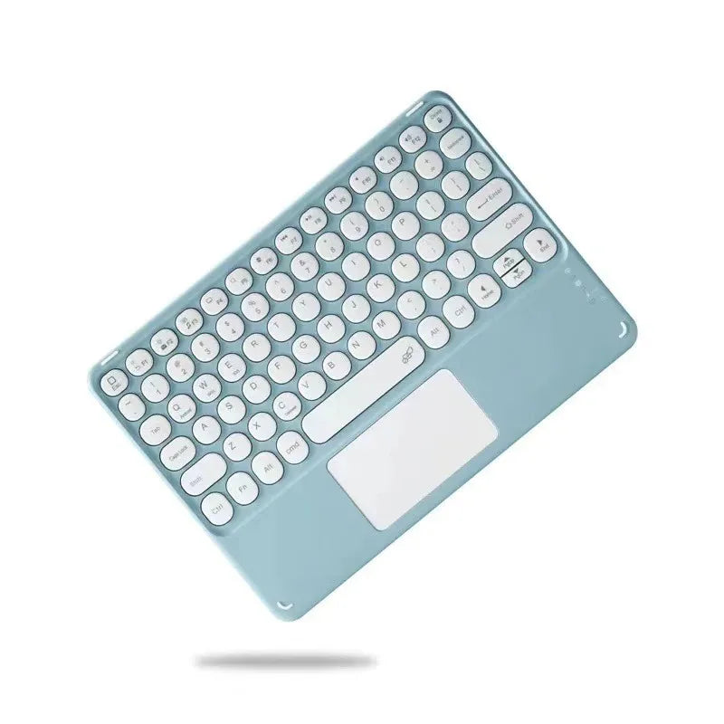 Teclado Bluetooth Español e Inglés 10 Pulgadas Recargable para iPad, Tablet y Laptop