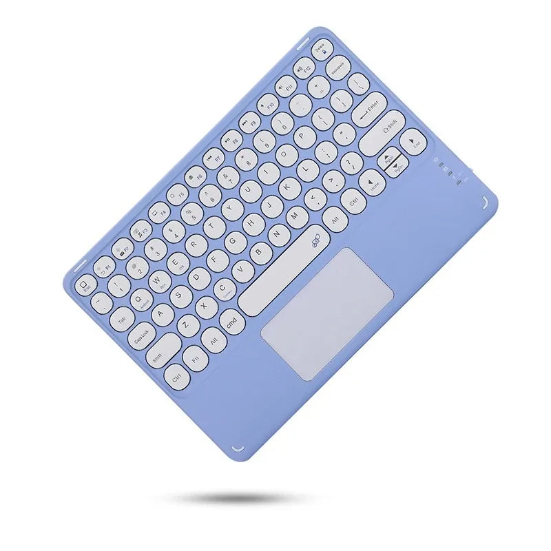 Teclado Bluetooth Español e Inglés 10 Pulgadas Recargable para iPad, Tablet y Laptop