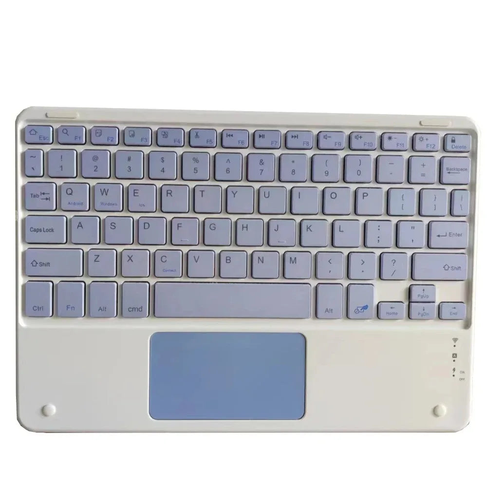 Teclado Bluetooth Español e Inglés 10 Pulgadas Recargable para iPad, Tablet y Laptop