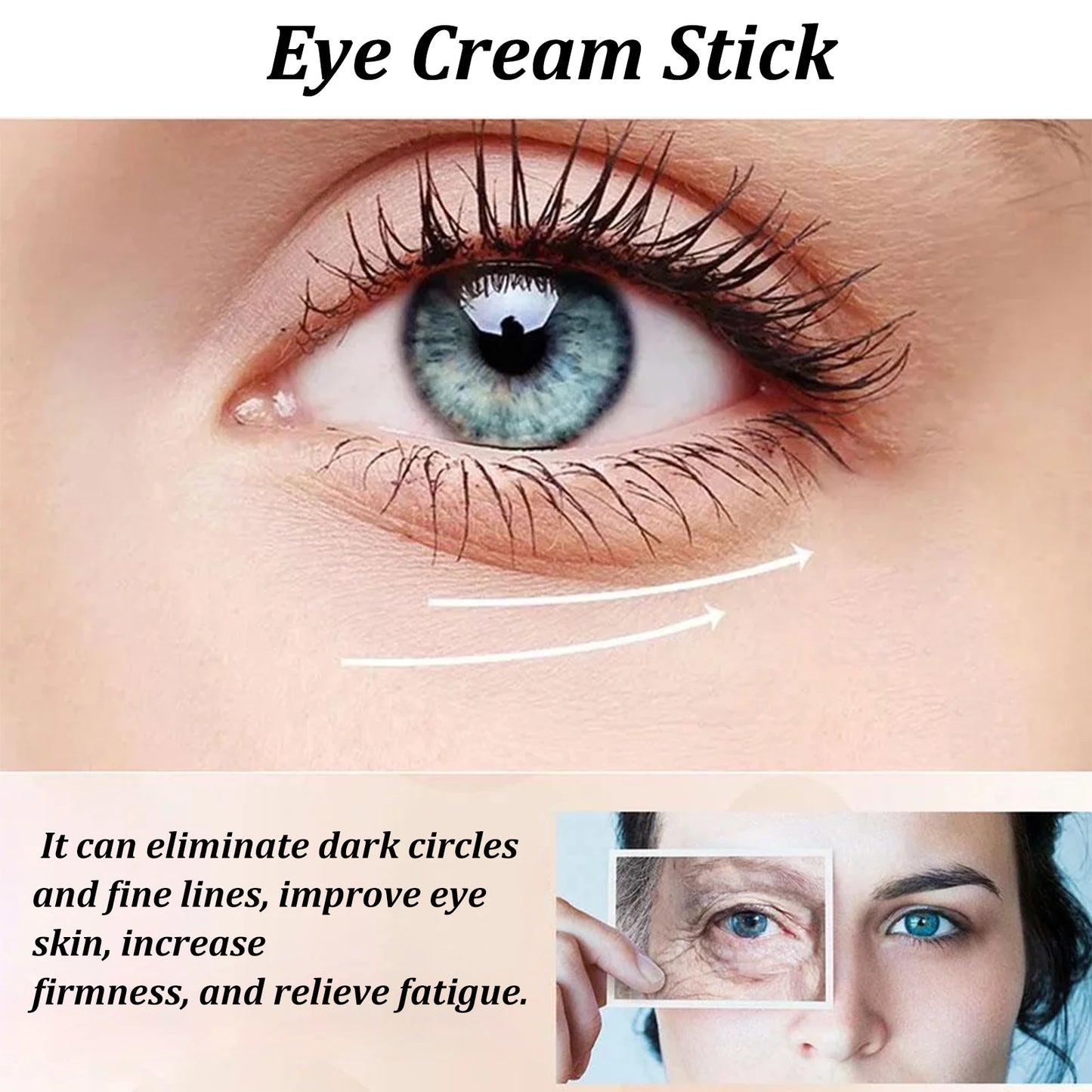 Crema para Ojos en Barra con Baba de Caracol y Colágeno – Reafirma, Hidrata y Atenúa Líneas de Expresión
