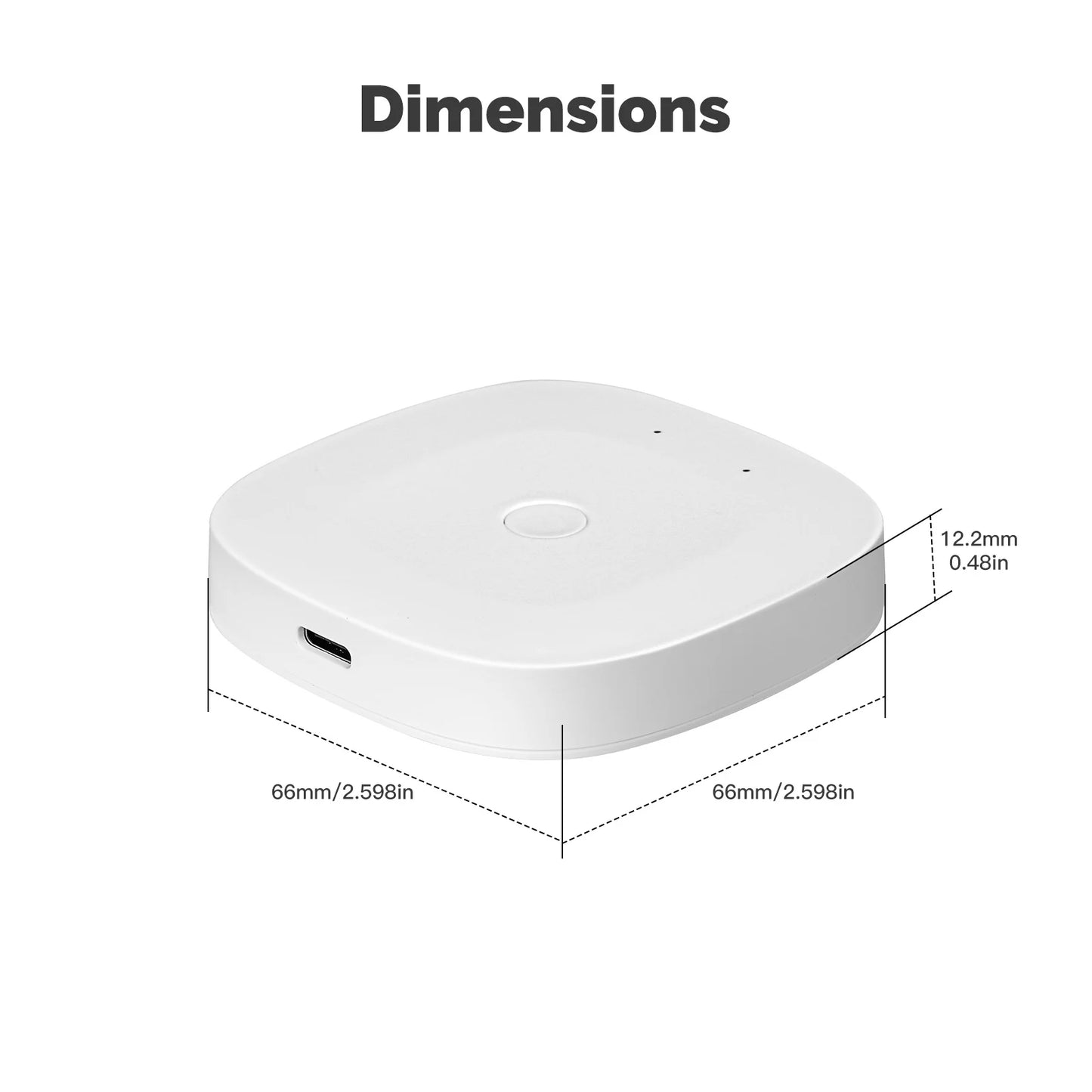 Smart Gateway Hub ZigBee WiFi Compatible con Alexa y Google Home Control por Voz