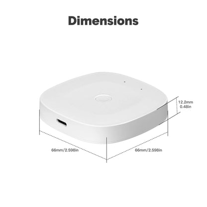 Smart Gateway Hub ZigBee WiFi Compatible con Alexa y Google Home Control por Voz