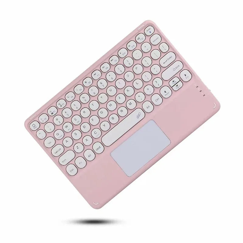 Teclado Bluetooth Español e Inglés 10 Pulgadas Recargable para iPad, Tablet y Laptop