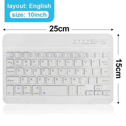 Teclado Bluetooth Inalámbrico Mini Recargable 7 y 10 Pulgadas para Tablet, iPad y Celular