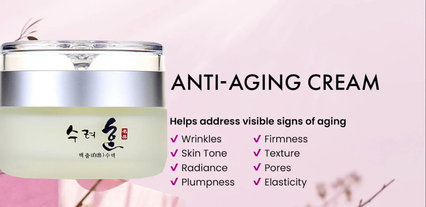 Collagen Facial Cream 50g – Nourishes and Plumps the Skin | Light and Fresh Texture | Day and Night Moisturizer Inspired by Korean Cosmetics