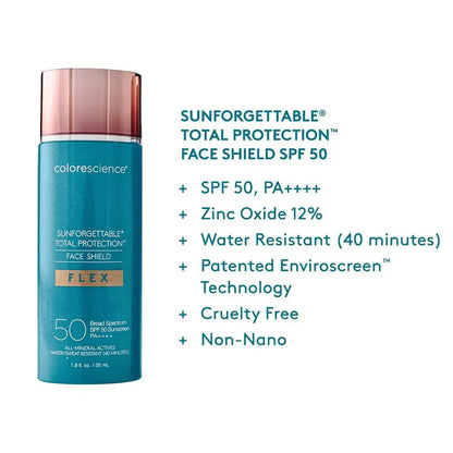 Sunscreen Liquid Foundation 55ml - Against UV Evens Skin Tone, Natural Sun-Kissed Glow, Lightweight & Non-irritating