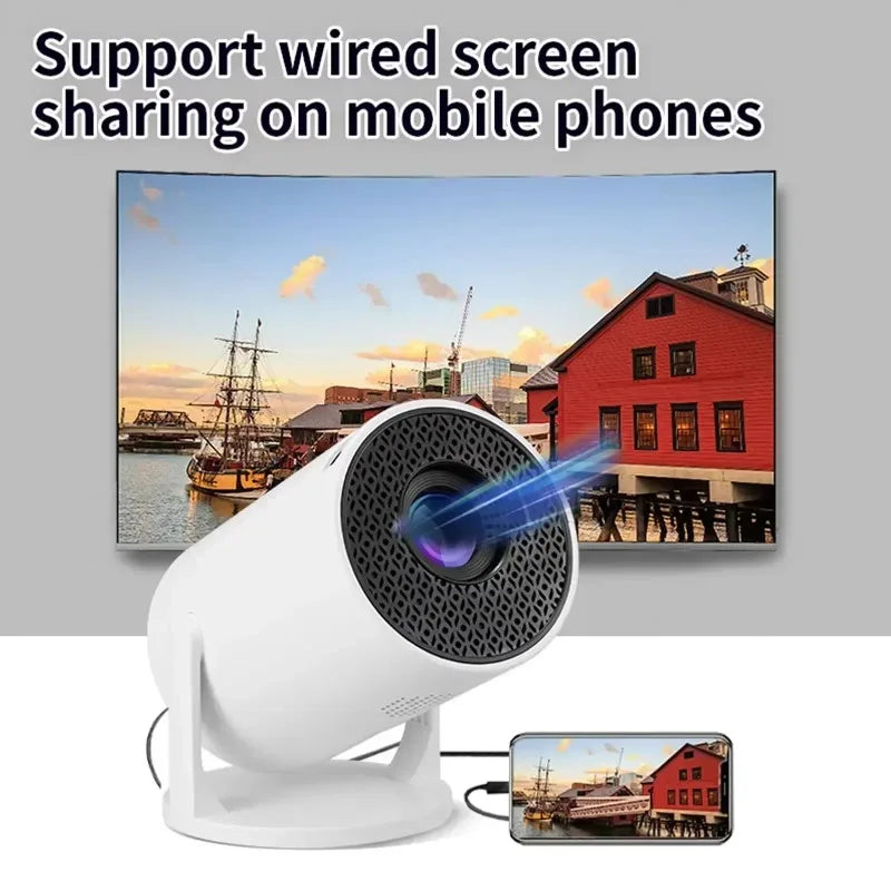 HY300 Portable 4K Projector with Android 11 and WiFi