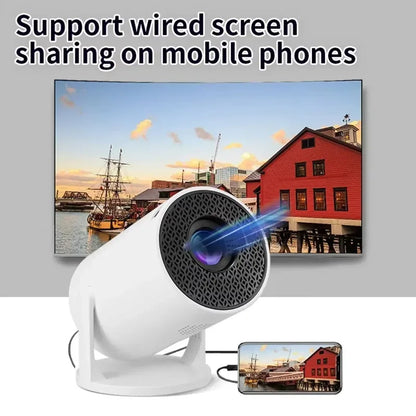 HY300 Portable 4K Projector with Android 11 and WiFi