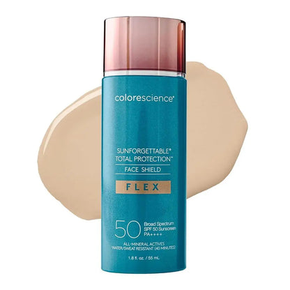 Sunscreen Liquid Foundation 55ml - Against UV Evens Skin Tone, Natural Sun-Kissed Glow, Lightweight & Non-irritating