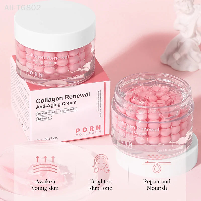 Crema Facial Pink Collagen Capsule – Hidratación y Firmeza Intensiva (70 g)