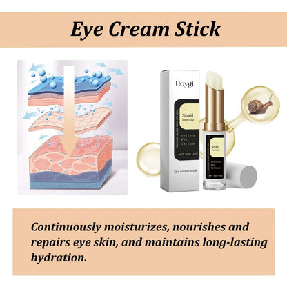 Crema para Ojos en Barra con Baba de Caracol y Colágeno – Reafirma, Hidrata y Atenúa Líneas de Expresión