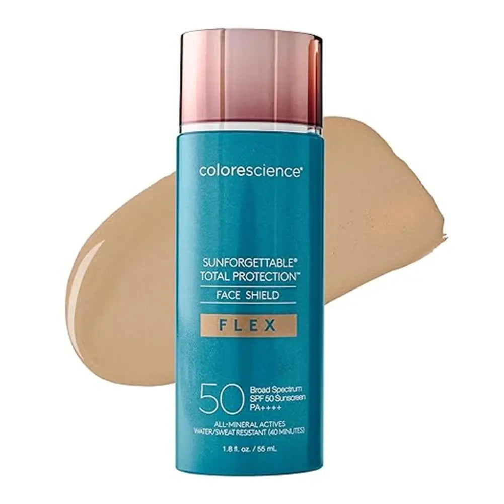 Sunscreen Liquid Foundation 55ml - Against UV Evens Skin Tone, Natural Sun-Kissed Glow, Lightweight & Non-irritating