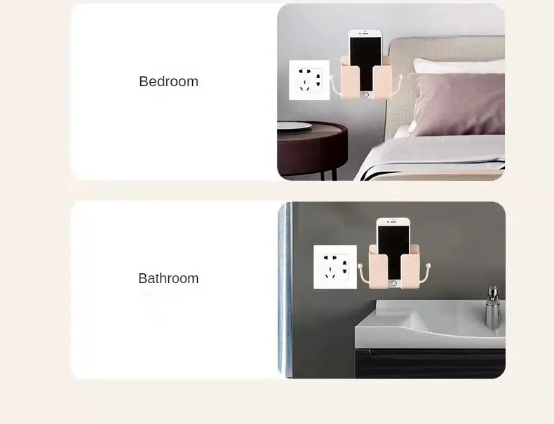 Soporte de Pared para Celular con Gancho de Carga Universal