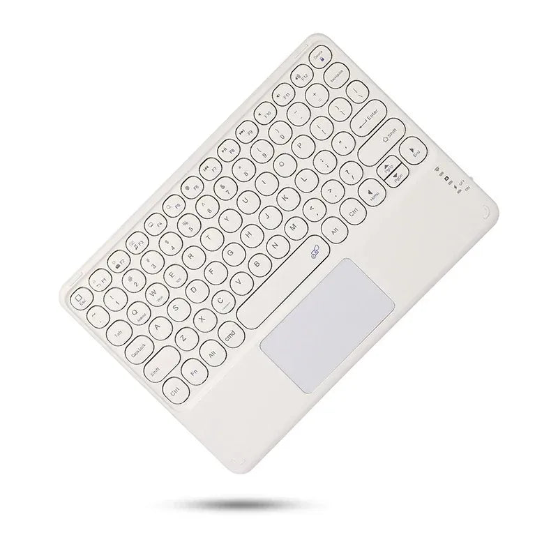 Teclado Bluetooth Español e Inglés 10 Pulgadas Recargable para iPad, Tablet y Laptop