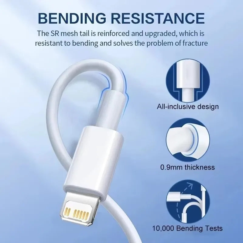 Cargador Rápido 35W Dual USB-C para iPhone – Carga Ultra Rápida (1m / 1.5m / 2m)