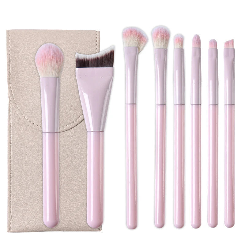 1/8Pcs Makeup Brushes Set Eye Shadow Foundation Cosmetic Brush Eyeshadow Blush Beauty Soft Hair Make Up Tools With/Without Bag