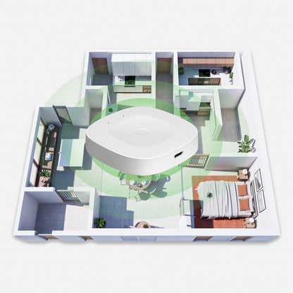 Smart Gateway Hub ZigBee WiFi Compatible con Alexa y Google Home Control por Voz