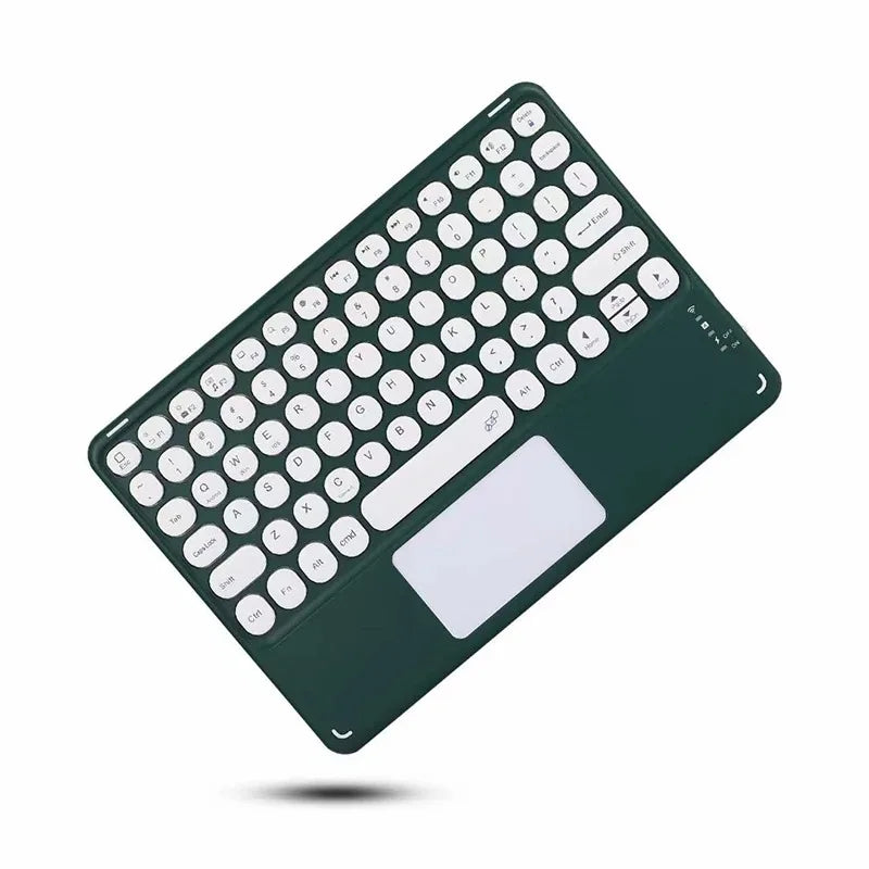 Teclado Bluetooth Español e Inglés 10 Pulgadas Recargable para iPad, Tablet y Laptop
