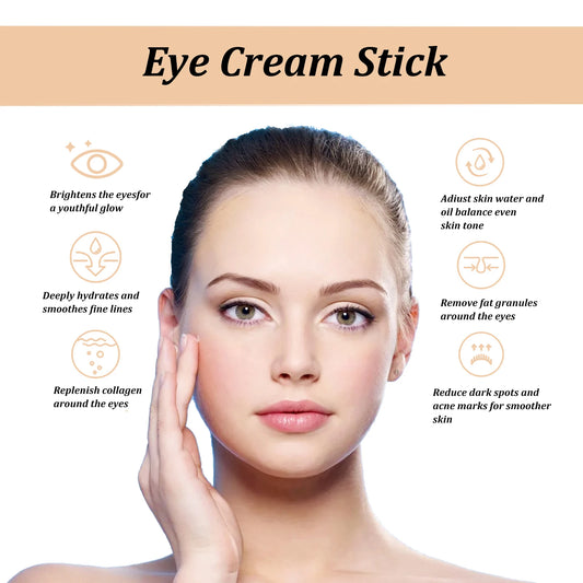 Crema para Ojos en Barra con Baba de Caracol y Colágeno – Reafirma, Hidrata y Atenúa Líneas de Expresión